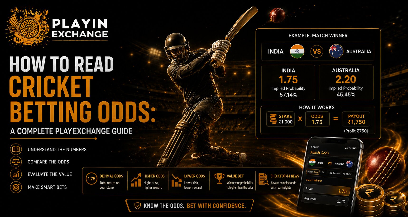 How to Read Cricket Betting Odds: A Complete PlayExchange Guide