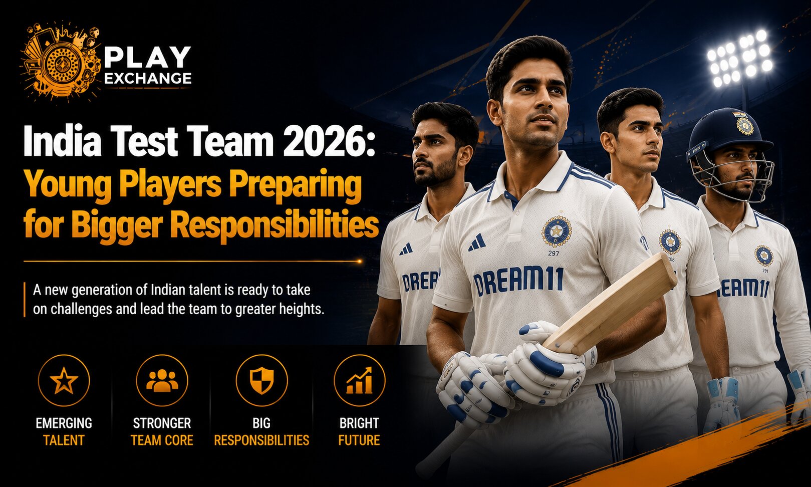 India Test Team 2026: Young Players Preparing for Bigger Responsibilities