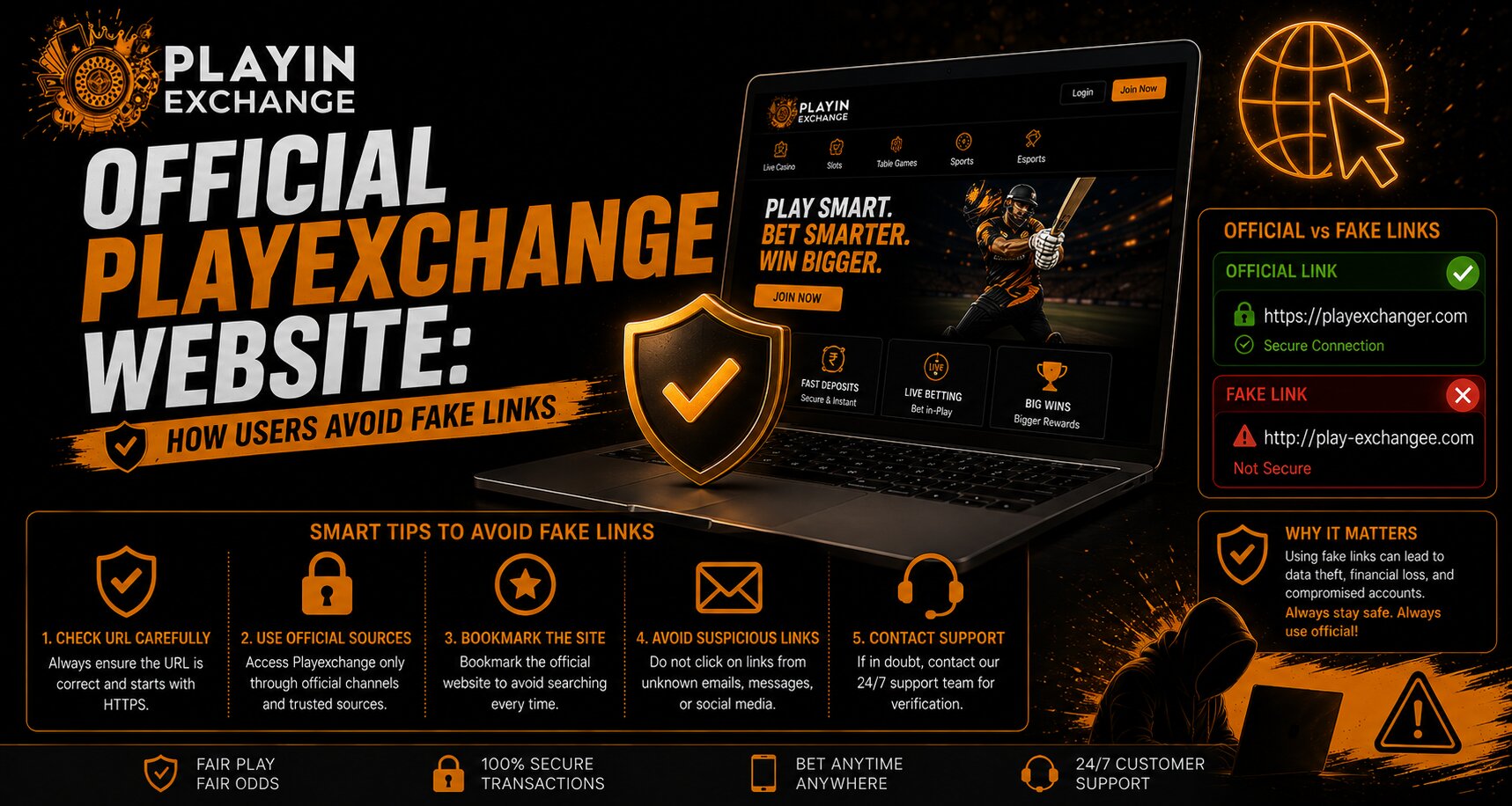 Official Playexchange Website: How Users Avoid Fake Links