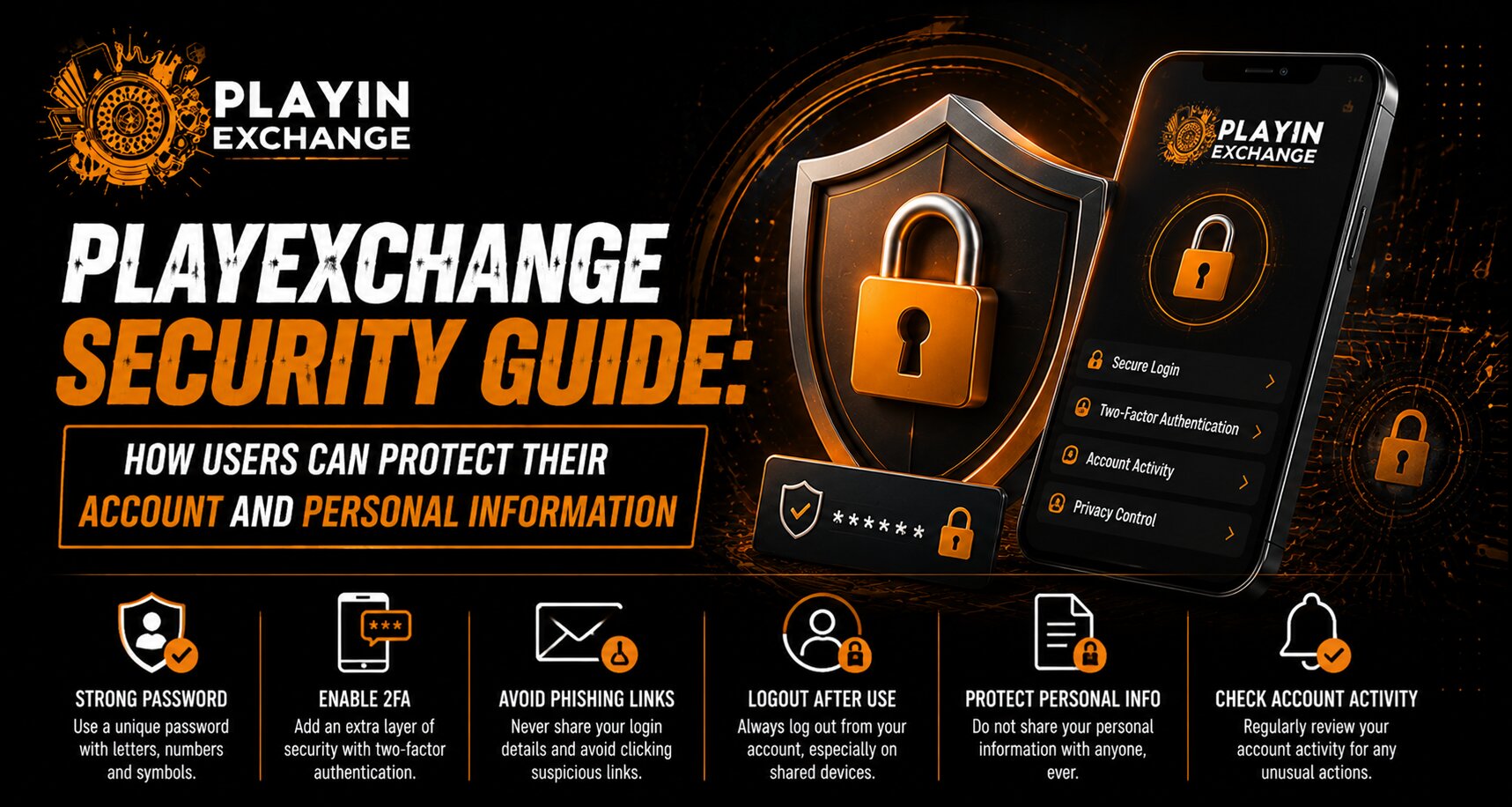 PlayExchange Security Guide: How Users Can Protect Their Account and Personal Information