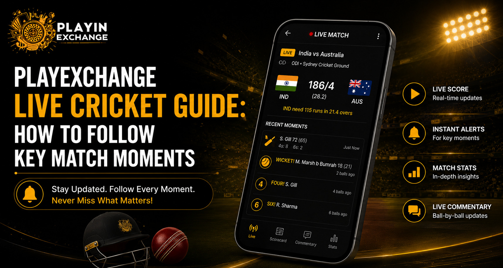 Playexchange Live Cricket Guide: How to Follow Key Match Moments