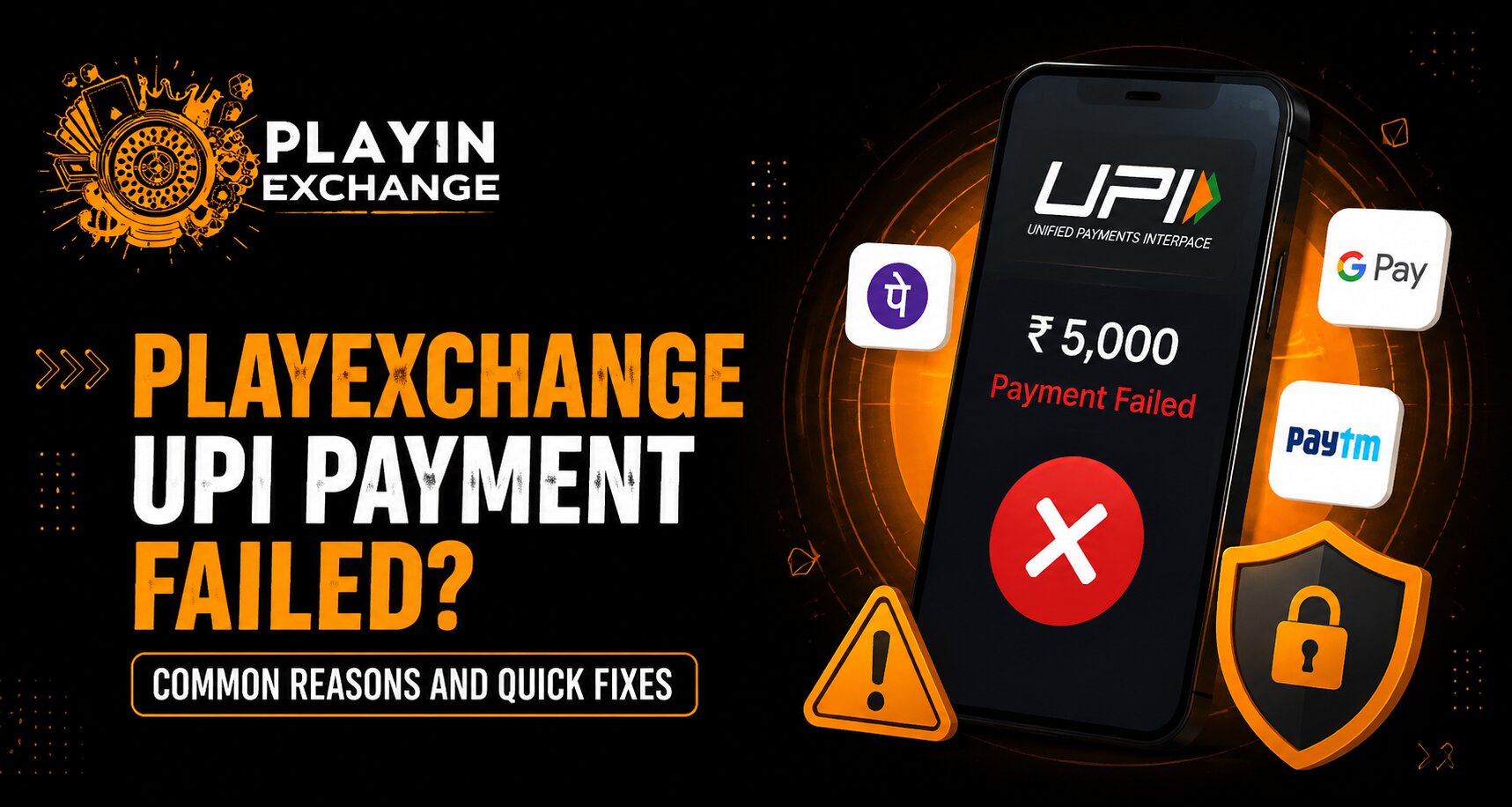 Playexchange UPI Payment Failed? Common Reasons and Quick Fixes