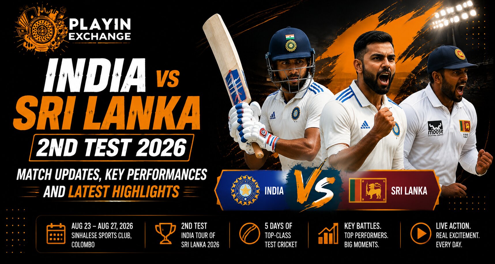 India vs Sri Lanka 2nd Test 2026: Match Updates, Key Performances and Latest Highlights