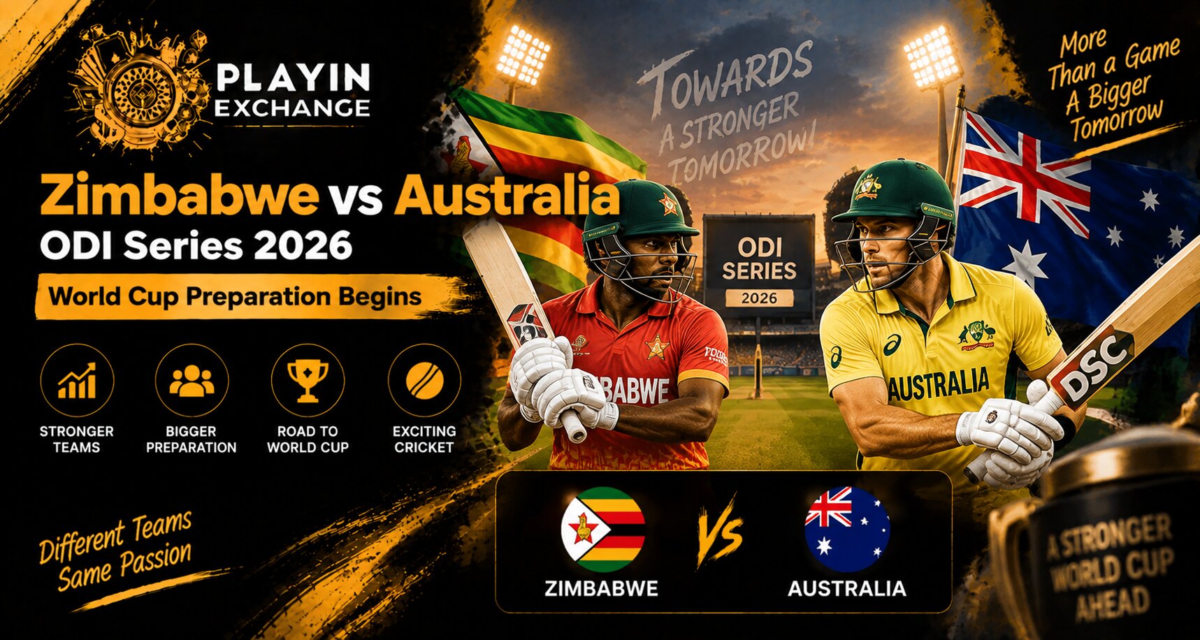 Zimbabwe vs Australia ODI Series 2026: World Cup Preparation Begins