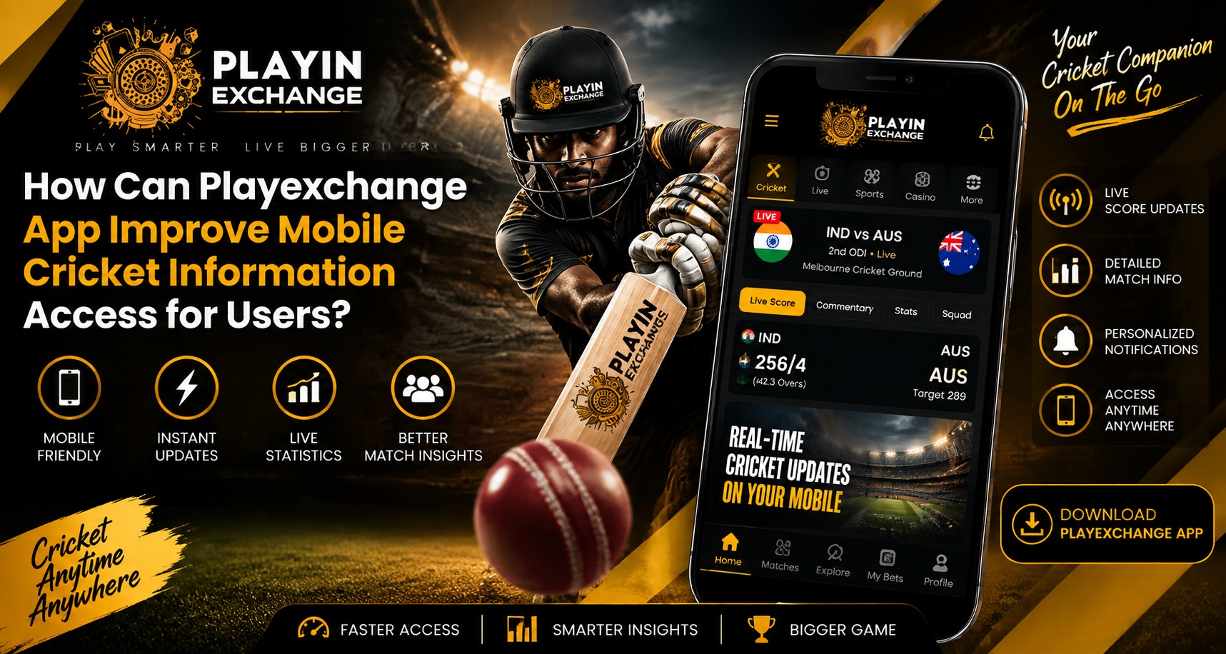 How Can Playexchange App Improve Mobile Cricket Information Access for Users?