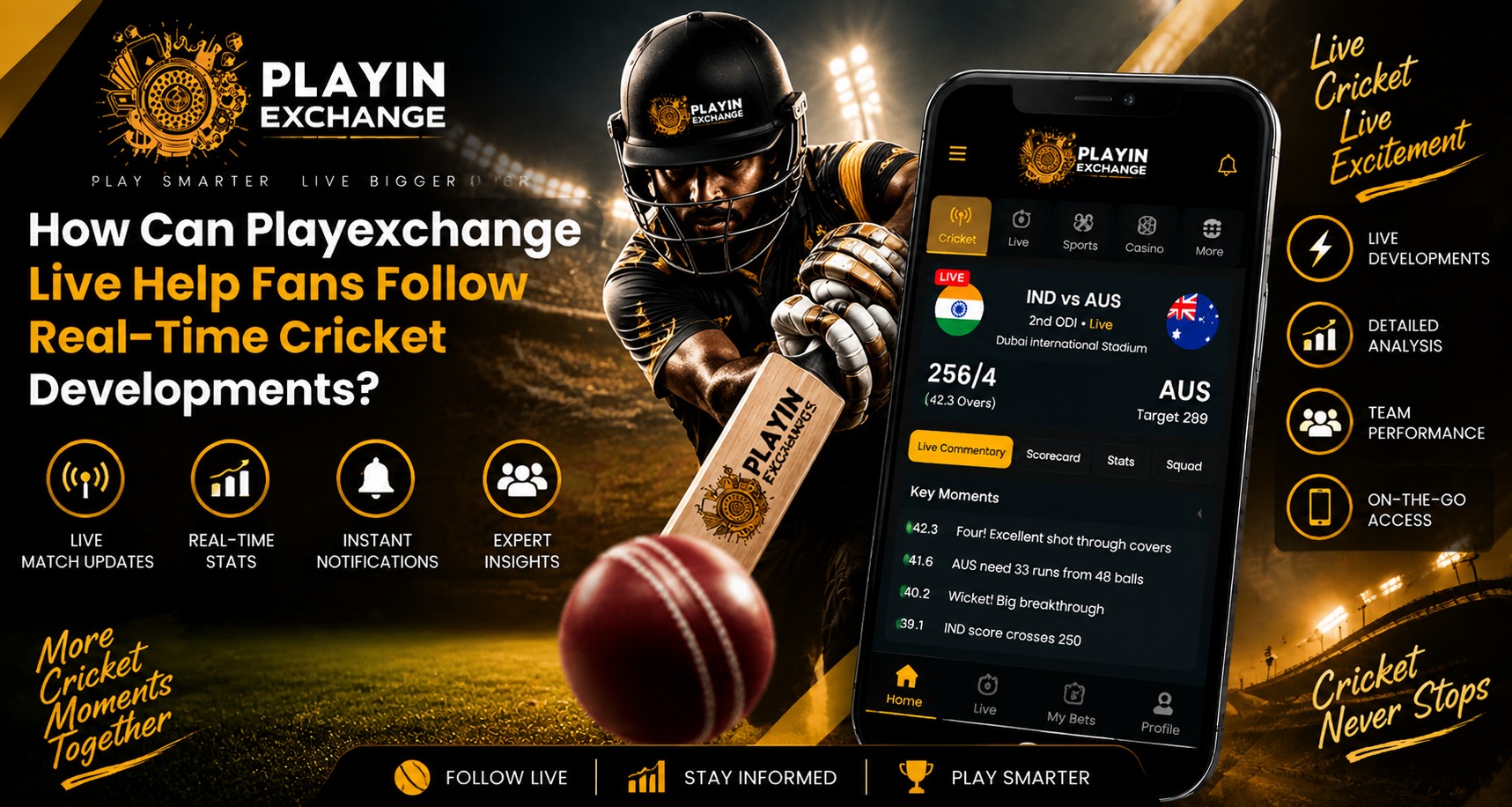 How Can Playexchange Live Help Fans Follow Real-Time Cricket Developments?