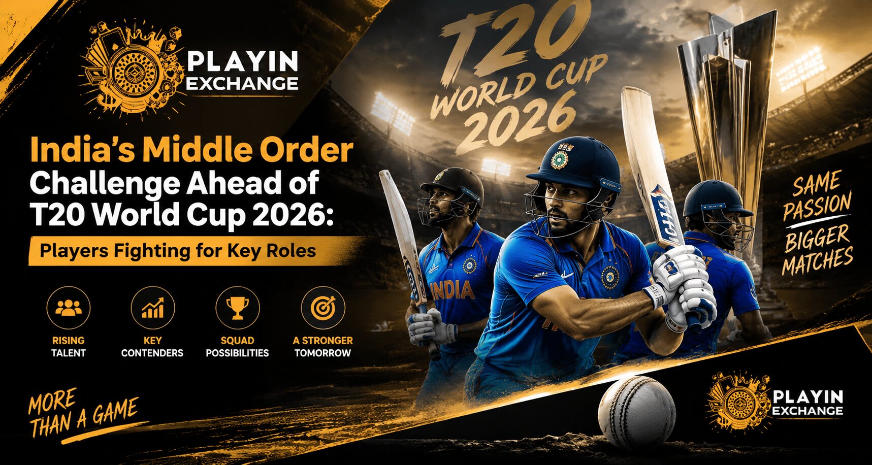 India’s Middle Order Challenge Ahead of T20 World Cup 2026: Players Fighting for Key Roles