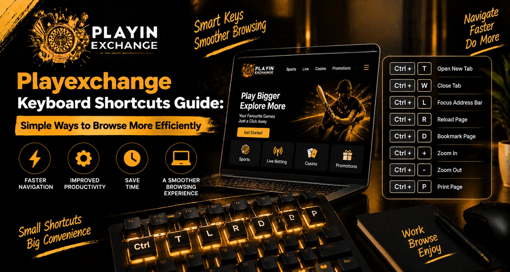 Playexchange Keyboard Shortcuts Guide: Simple Ways to Browse More Efficiently