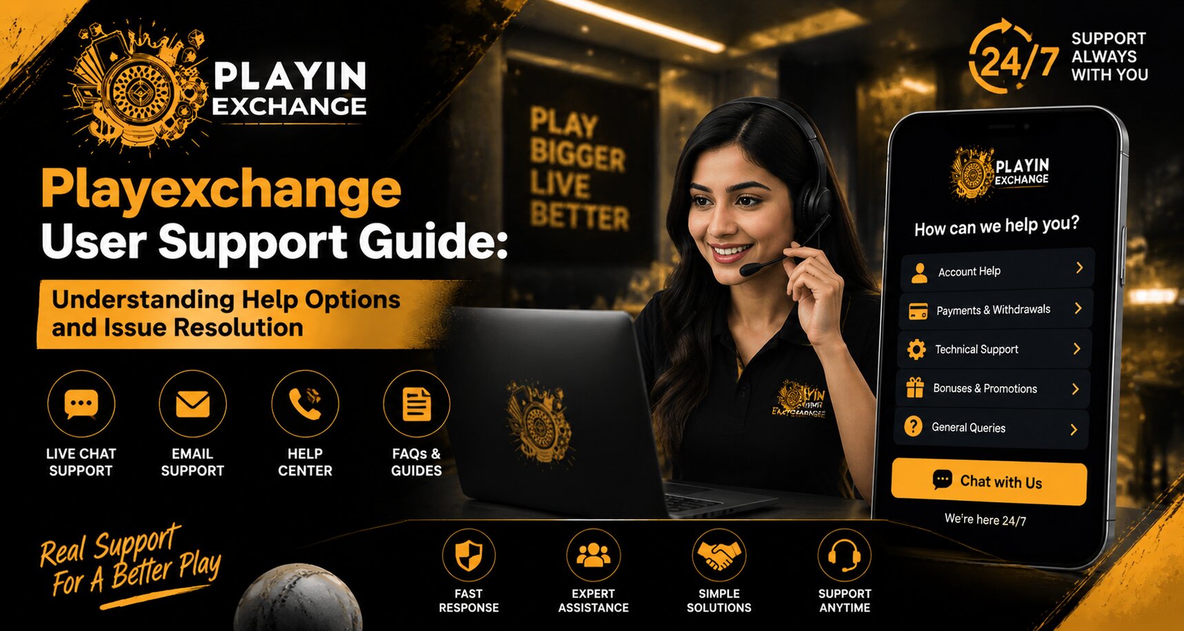 Playexchange User Support Guide: Understanding Help Options and Issue Resolution