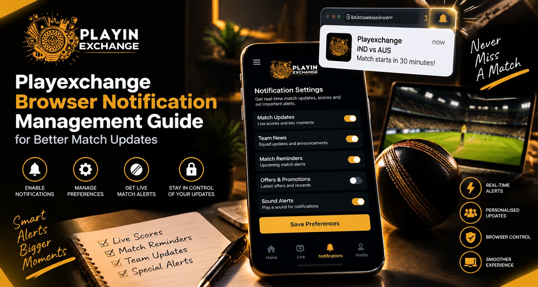 Playexchange Browser Notification Management Guide for Better Match Updates