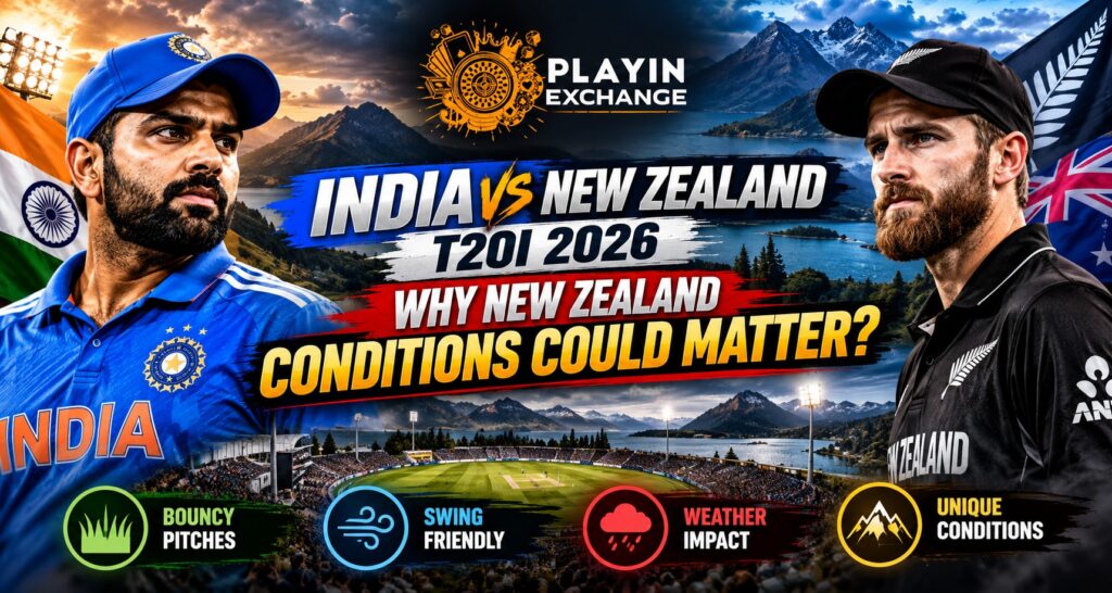 Playexchange India vs New Zealand T20I 2026: Why New Zealand Conditions Could Matter